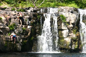 waterfalls