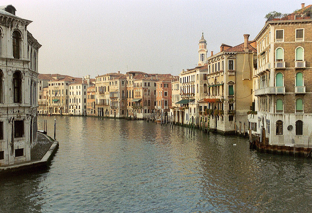 Venice, from the Ponte di Rialto in north-eastern direction